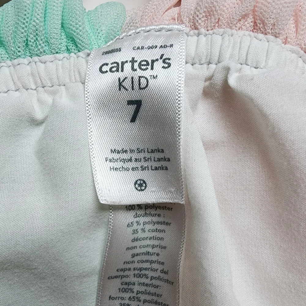 Carter's Tutu Skirt | Tulle Skirt | Multi Colored Lined Skirts Girls Siz…